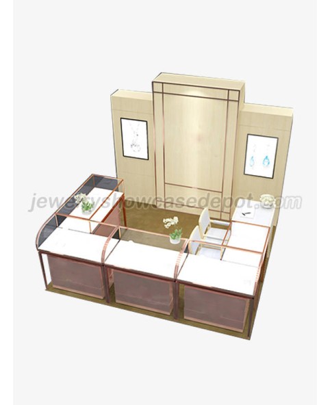 High End Luxury Jewelry Mall Kiosk For Sale